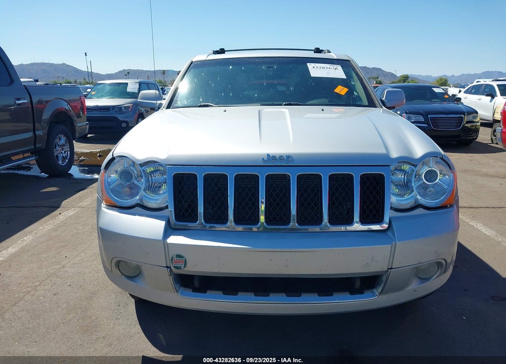 2008 JEEP GRAND CHEROKEE OVERLAND VIN: 1J8HR68278C157674