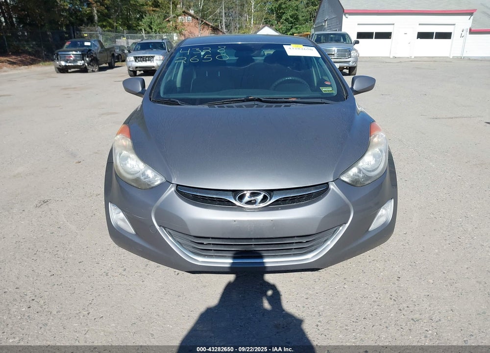 2013 HYUNDAI ELANTRA GLS VIN: 5NPDH4AE0DH273007