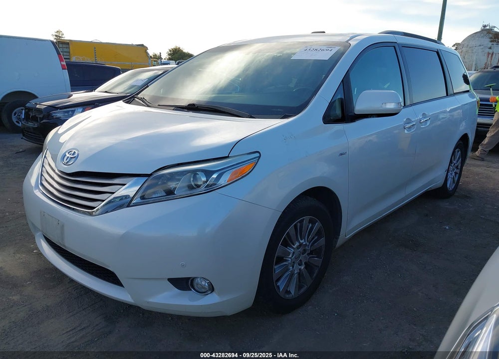 2016 TOYOTA SIENNA LIMITED 7 PASSENGER VIN: 5TDDK3DC6GS131250