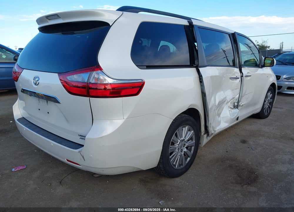 2016 TOYOTA SIENNA LIMITED 7 PASSENGER VIN: 5TDDK3DC6GS131250