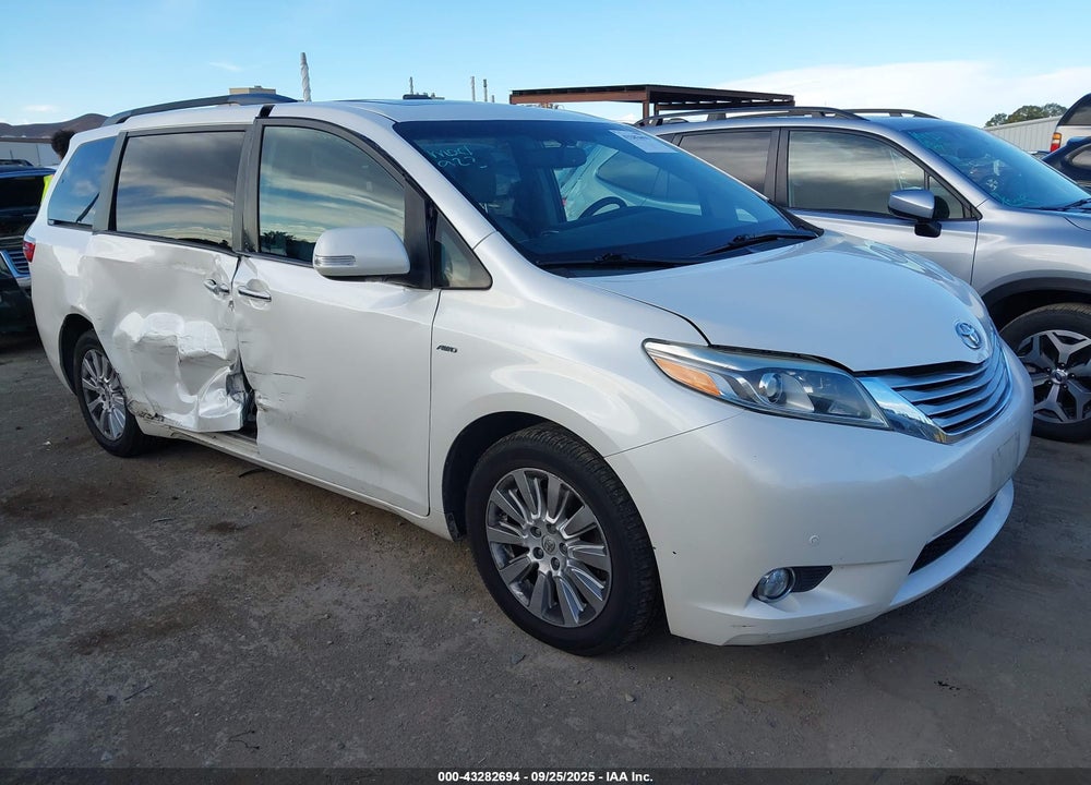 2016 TOYOTA SIENNA LIMITED 7 PASSENGER VIN: 5TDDK3DC6GS131250