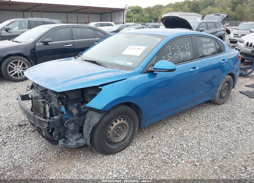 2022 KIA RIO S VIN: 3KPA24AD8NE445012