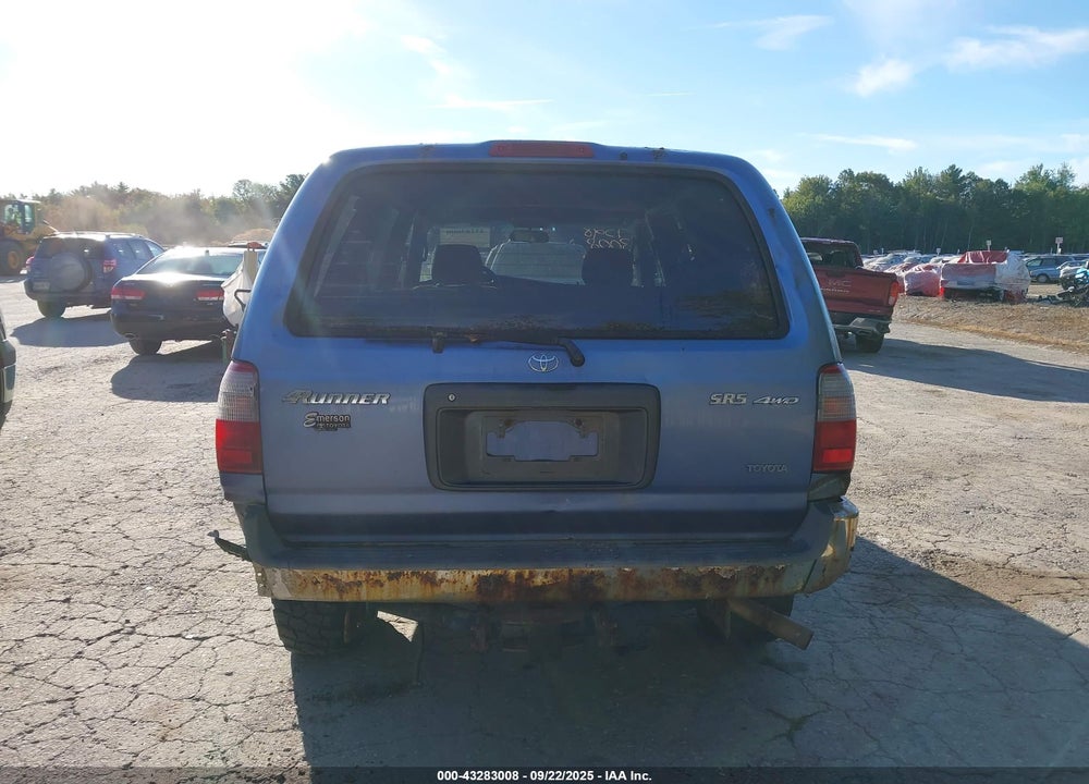1999 TOYOTA 4RUNNER SR5 V6 VIN: JT3HN86R4X0221995