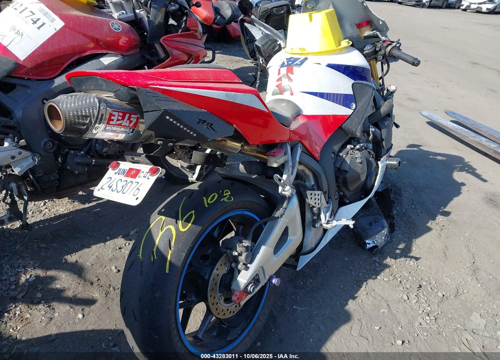 2013 HONDA CBR600 RR VIN: JH2PC4042DK600021