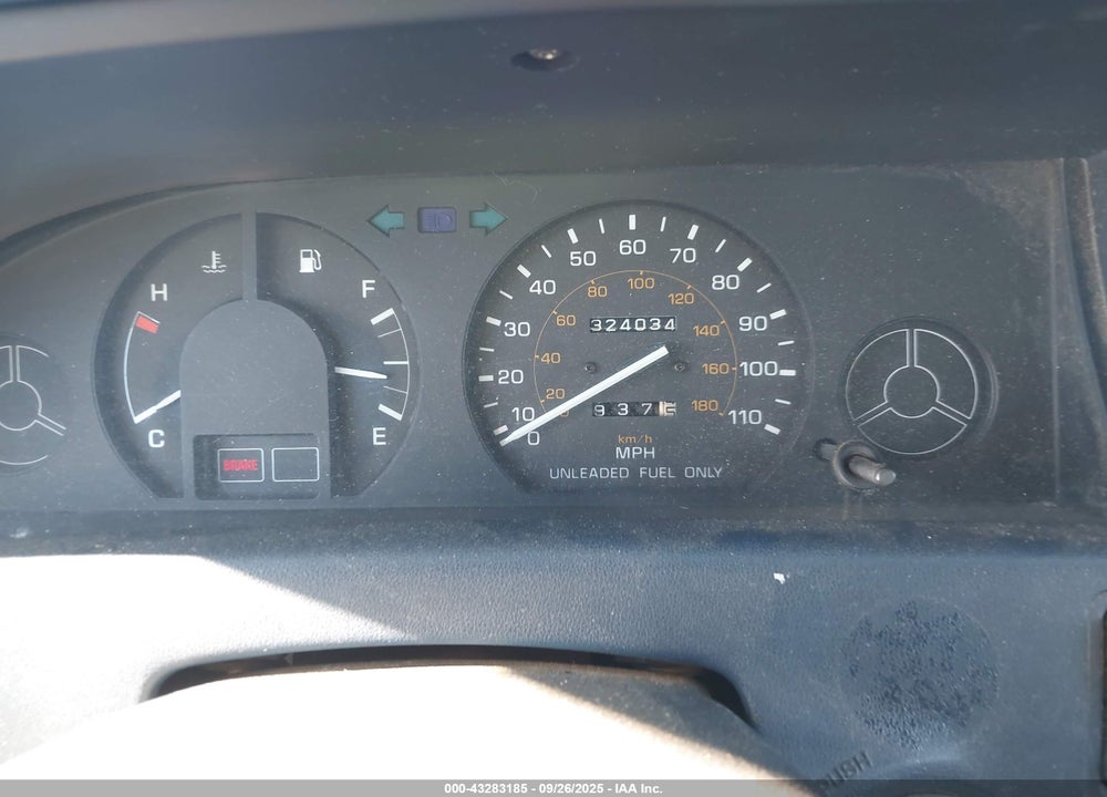 1988 TOYOTA COROLLA DLX VIN: JT2AE92WXJ3078807
