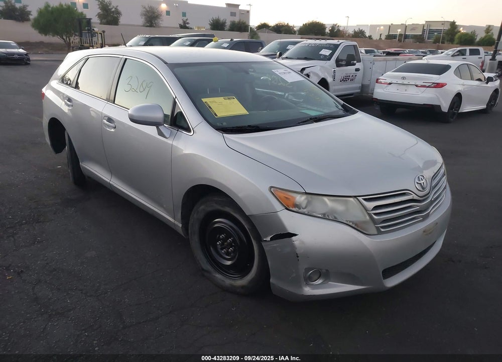 2012 TOYOTA VENZA LE V6 VIN: 4T3ZK3BB0CU049118