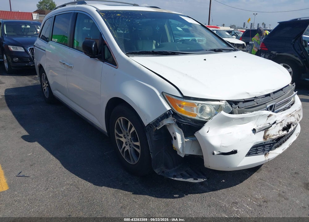 2011 HONDA ODYSSEY EX-L VIN: 5FNRL5H64BB012063
