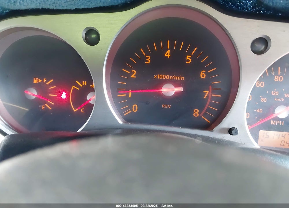 2003 NISSAN 350Z TOURING VIN: JN1AZ34E43T006827