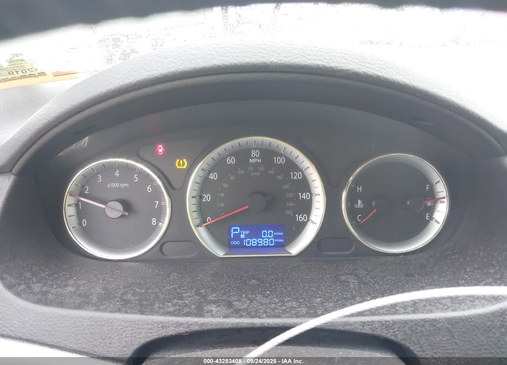 2009 HYUNDAI SONATA VIN: 5NPEU46F39H520108