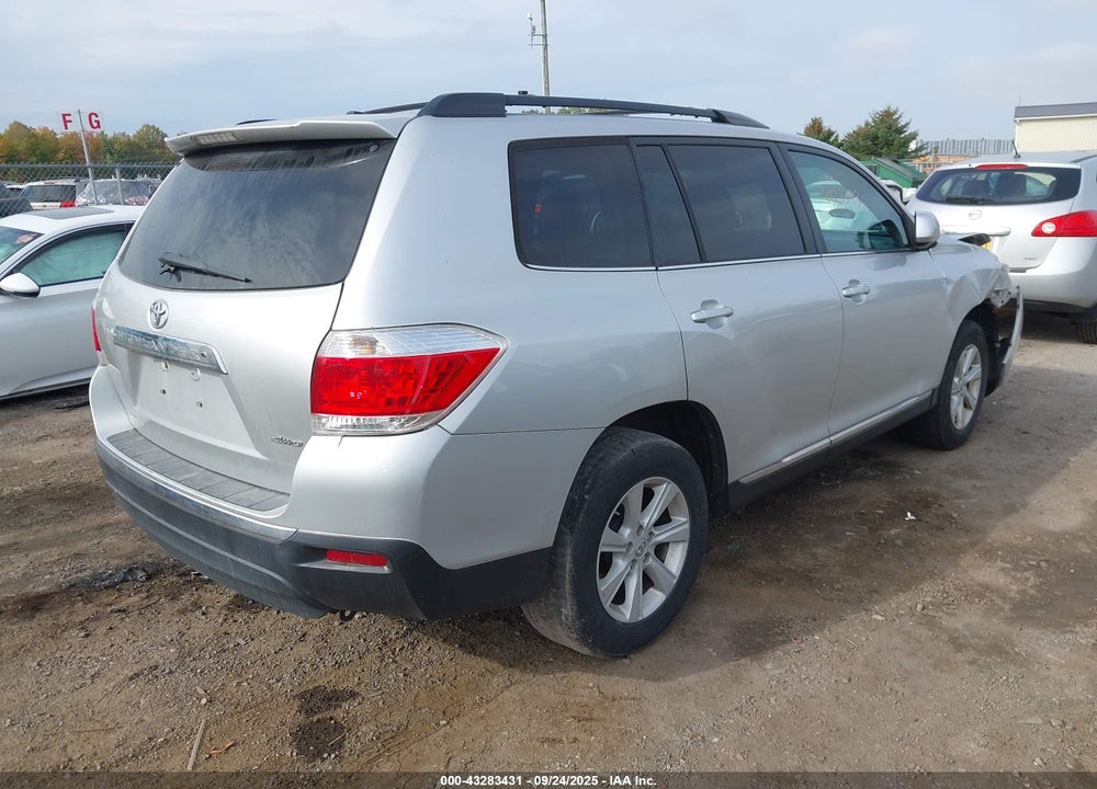 2012 TOYOTA HIGHLANDER SE V6 VIN: 5TDBK3EH9CS144344