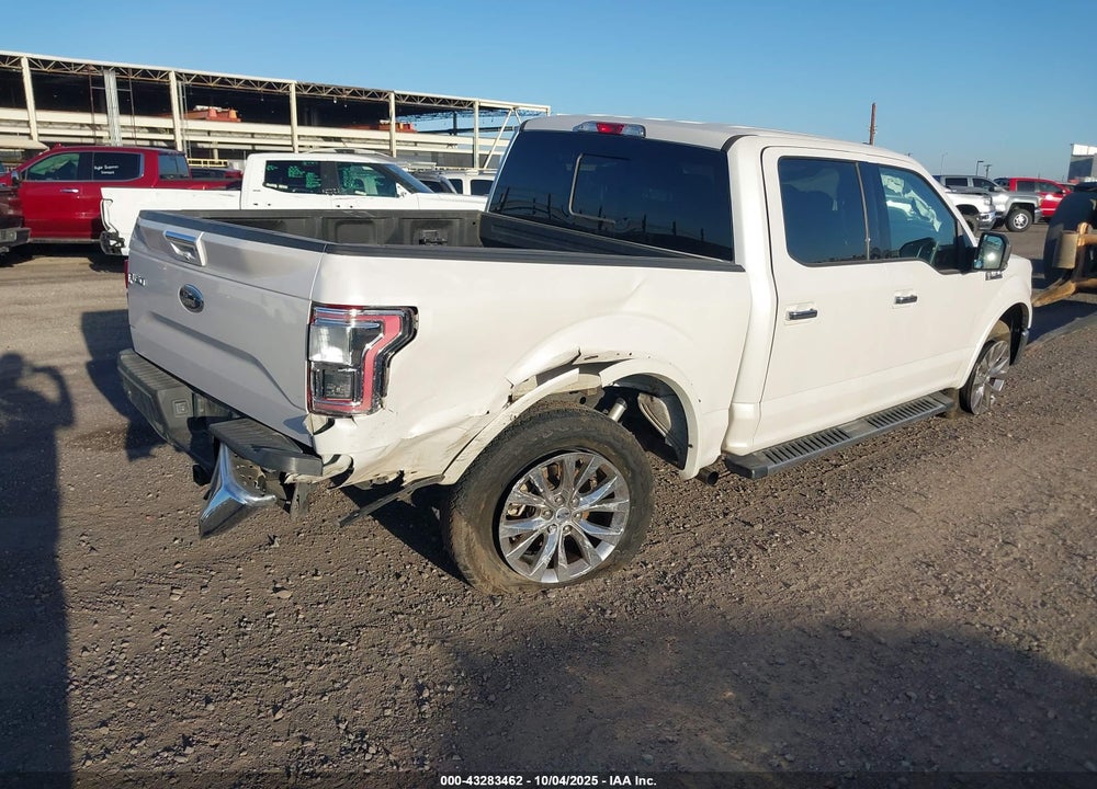 2017 FORD F-150 LARIAT VIN: 1FTEW1EF5HKC99573
