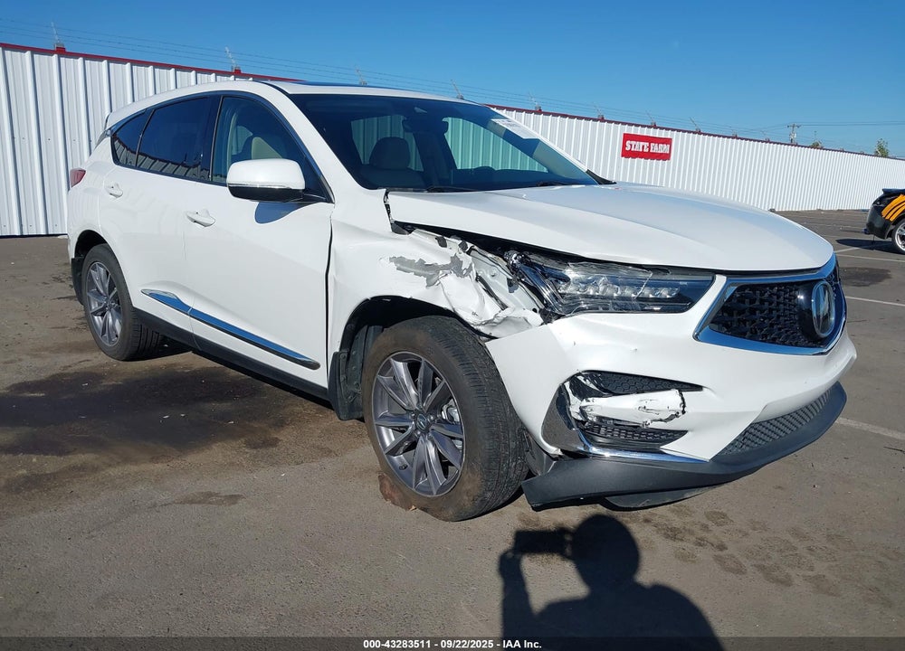 2021 ACURA RDX TECHNOLOGY PACKAGE VIN: 5J8TC2H59ML027302