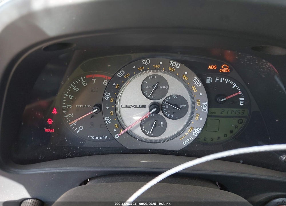 2003 LEXUS IS 300 VIN: JTHBD192030070625