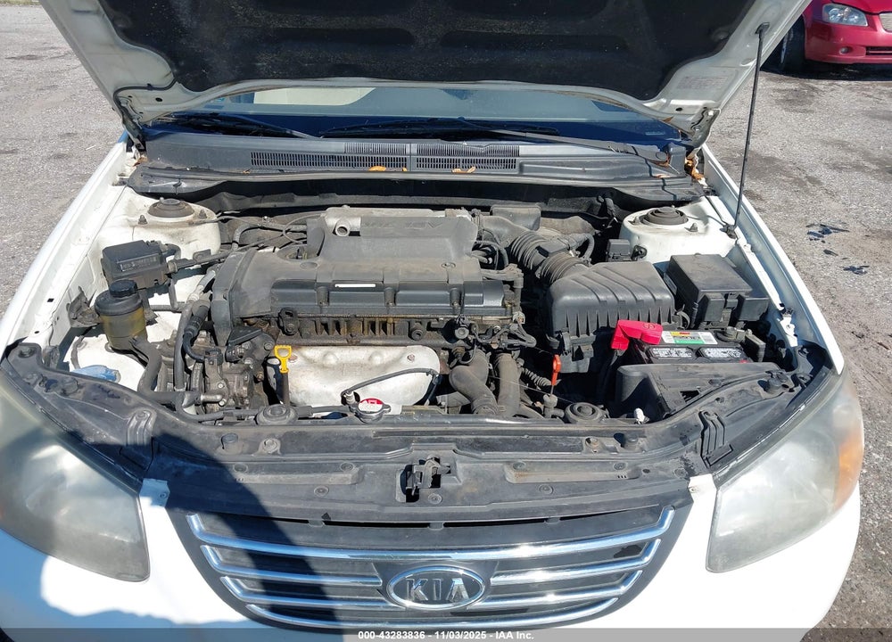 2009 KIA SPECTRA EX VIN: KNAFE221295656744