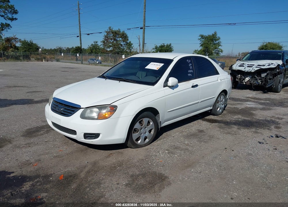 2009 KIA SPECTRA EX VIN: KNAFE221295656744