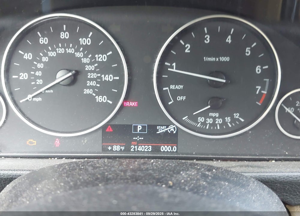2014 BMW 3 SERIES VIN: WBA3A5G50ENP33780