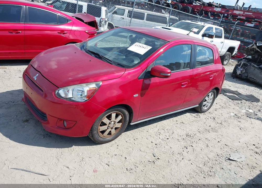 2015 MITSUBISHI MIRAGE VIN: ML32A4HJ2FH056898