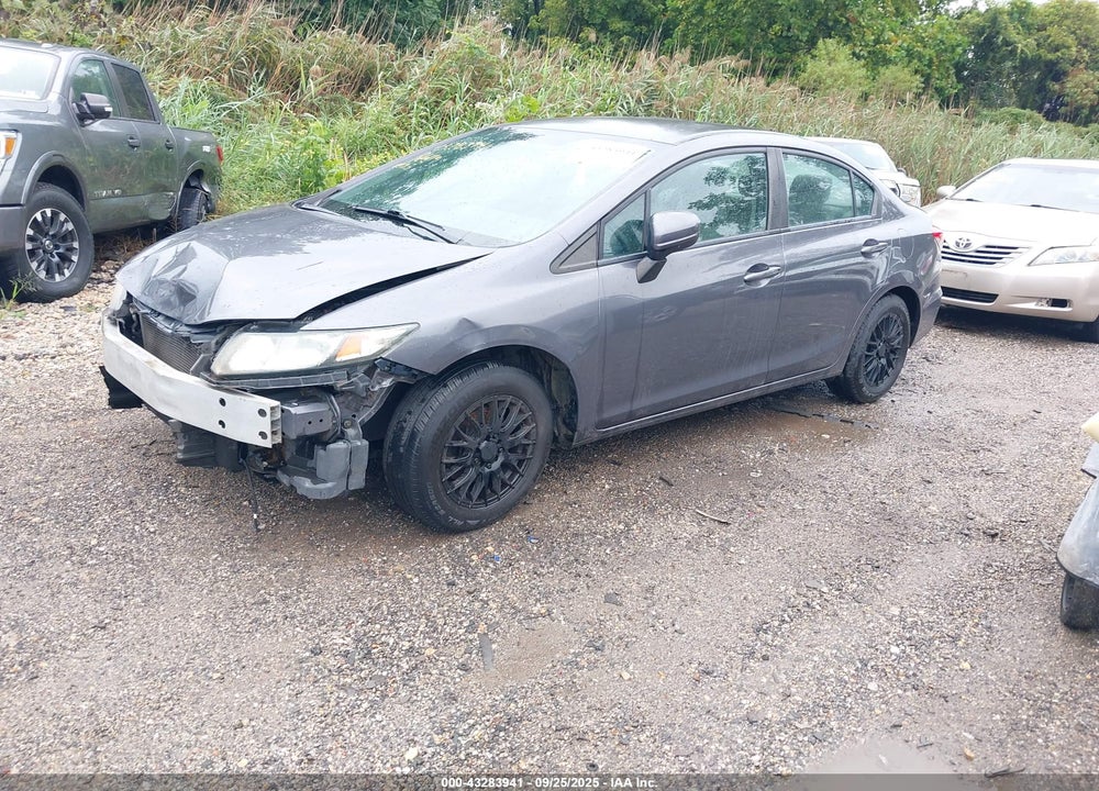 2014 HONDA CIVIC LX VIN: 2HGFB2F52EH557855