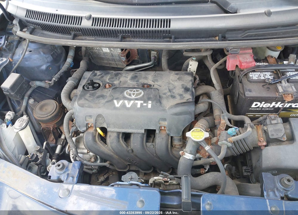 2008 TOYOTA YARIS VIN: JTDBT923081262196