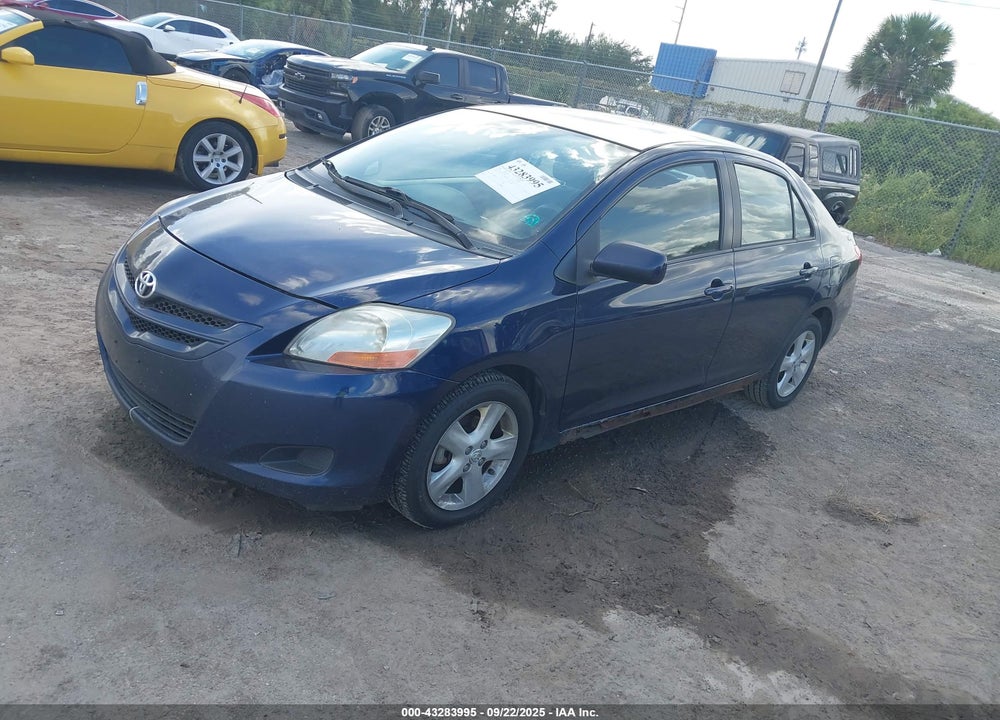 2008 TOYOTA YARIS VIN: JTDBT923081262196