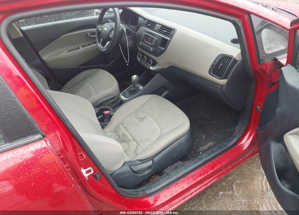 2015 KIA RIO LX VIN: KNADM4A36F6506957