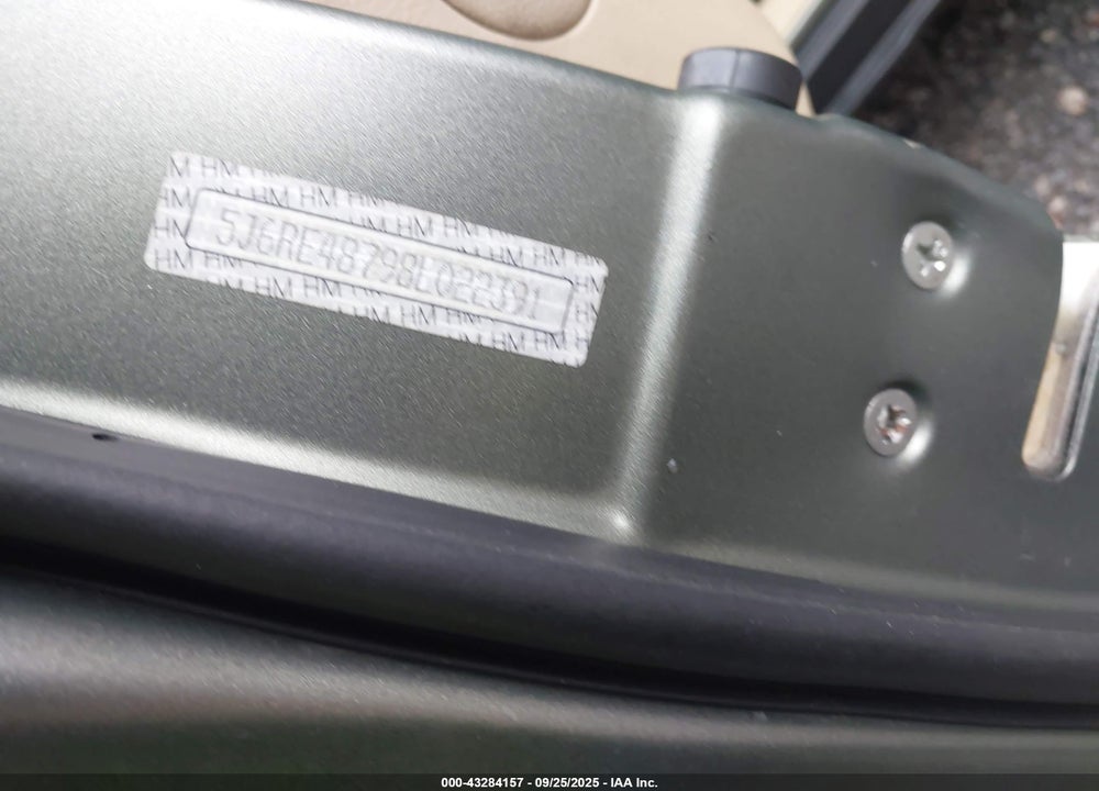 2008 HONDA CR-V EX-L VIN: 5J6RE48798L022391