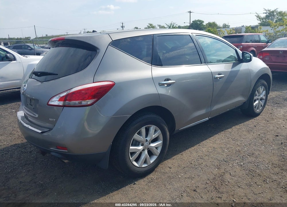 2011 NISSAN MURANO S VIN: JN8AZ1MW3BW162191