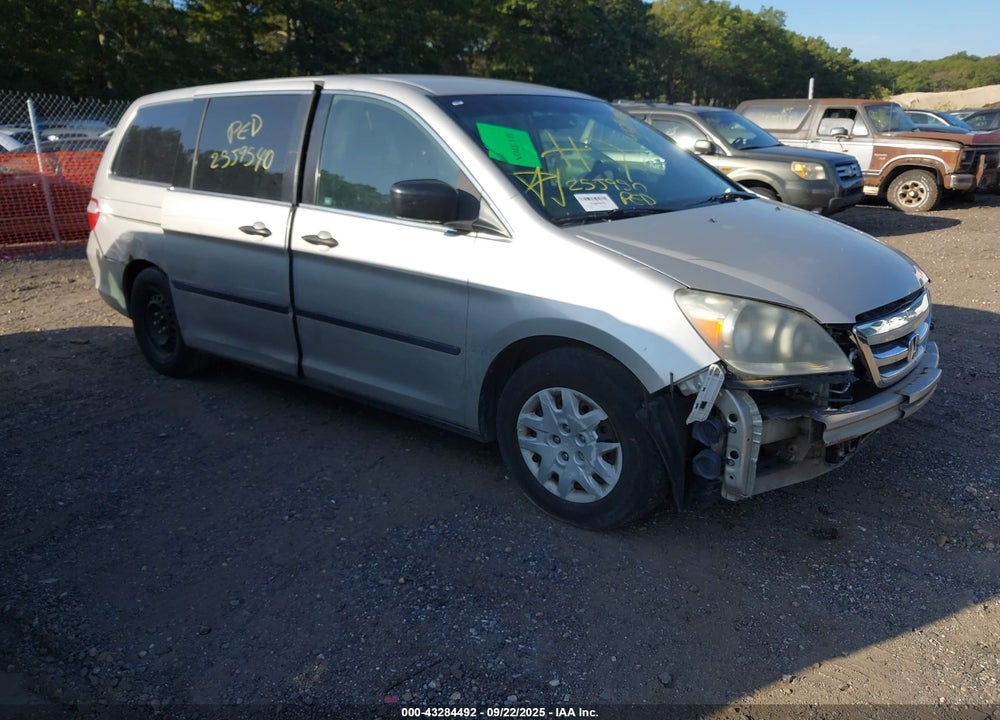 2006 HONDA ODYSSEY LX VIN: 5FNRL38256B087443