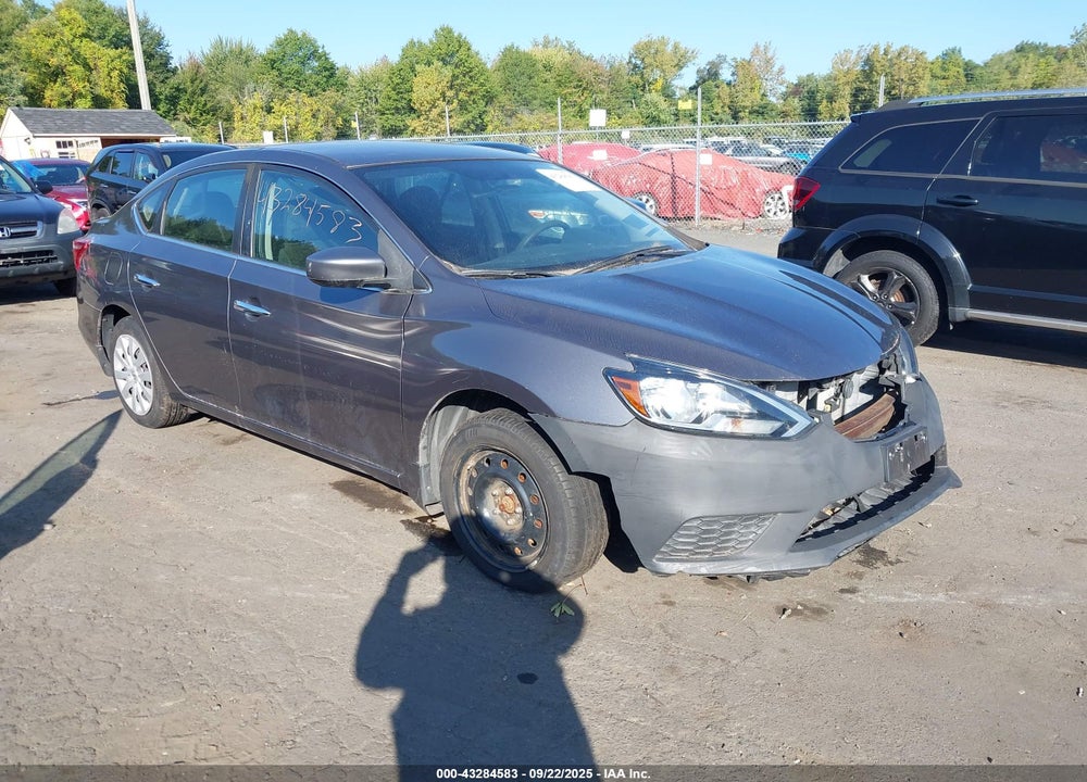 2016 NISSAN SENTRA S VIN: 3N1AB7AP9GL683285