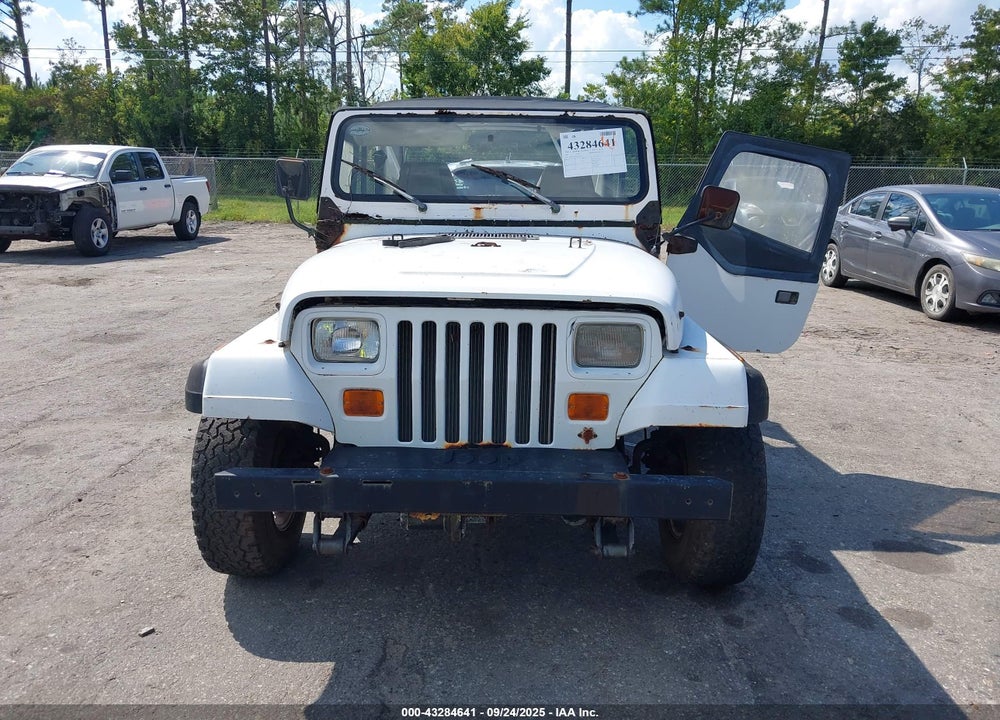 1991 JEEP WRANGLER / YJ S VIN: 2J4FY19P3MJ117746