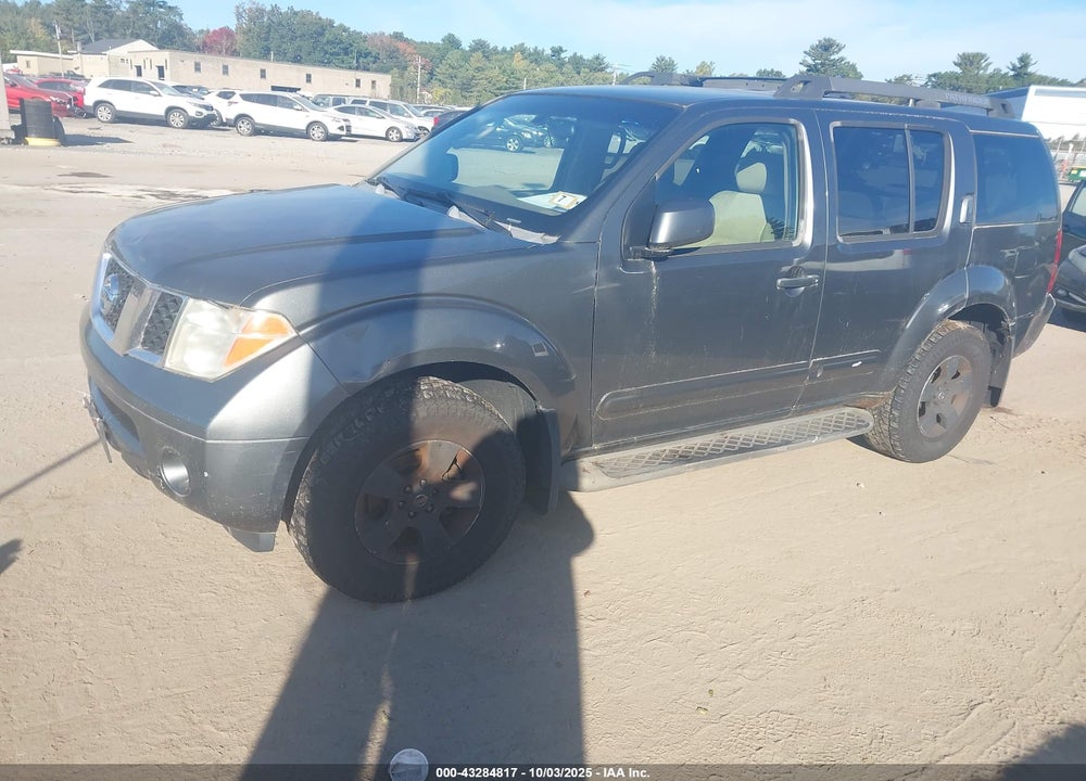 2005 NISSAN PATHFINDER SE VIN: 5N1AR18W45C783284