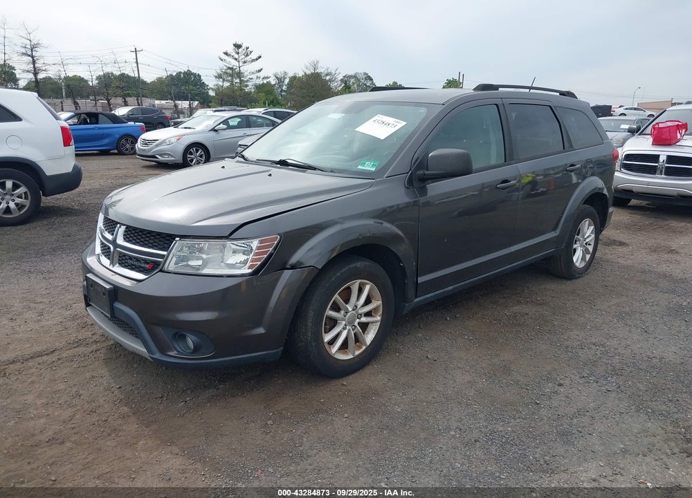 2016 DODGE JOURNEY SXT VIN: 3C4PDCBB1GT209893