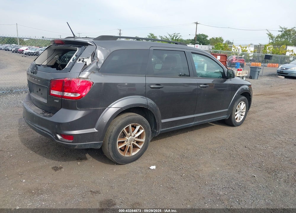2016 DODGE JOURNEY SXT VIN: 3C4PDCBB1GT209893