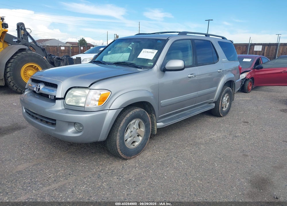 2005 TOYOTA SEQUOIA LIMITED V8 VIN: 5TDBT48A45S250348