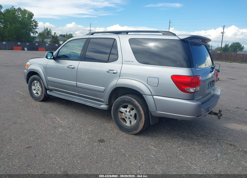 2005 TOYOTA SEQUOIA LIMITED V8 VIN: 5TDBT48A45S250348