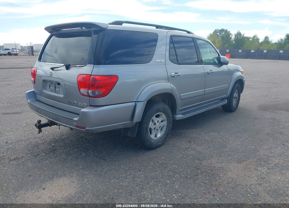2005 TOYOTA SEQUOIA LIMITED V8 VIN: 5TDBT48A45S250348