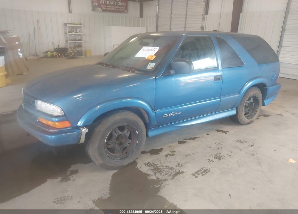 2001 CHEVROLET BLAZER XTREME VIN: 1GNCS18W71K228533