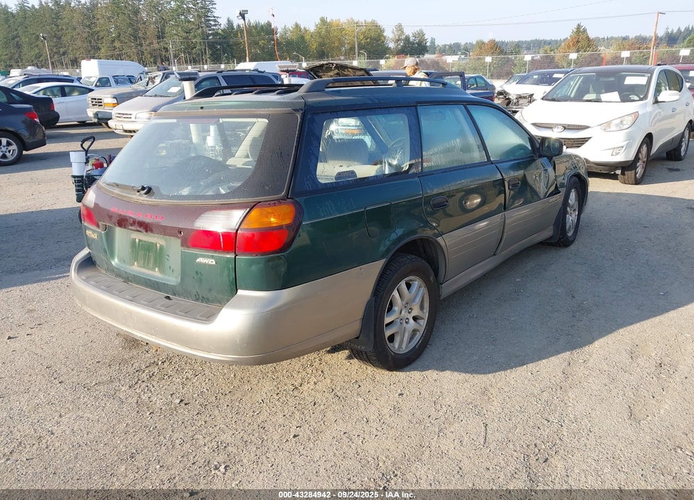 2002 SUBARU OUTBACK VIN: 4S3BH665627602211