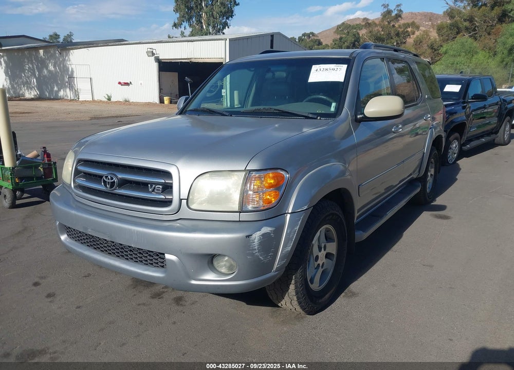 2002 TOYOTA SEQUOIA LIMITED V8 VIN: 5TDZT38A82S120738