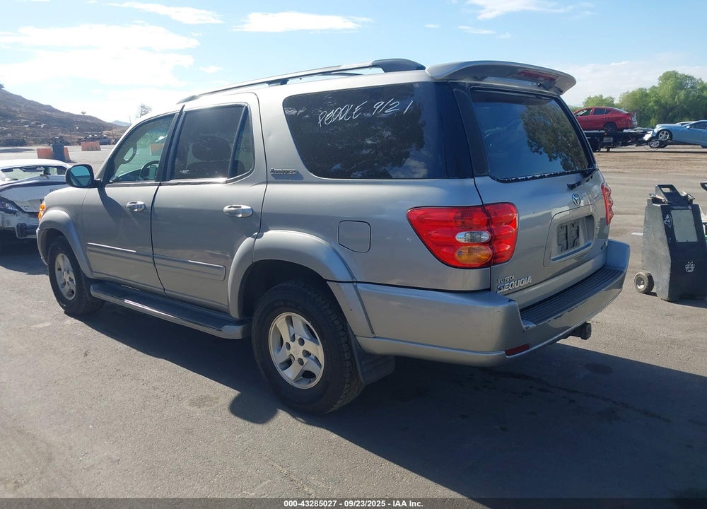 2002 TOYOTA SEQUOIA LIMITED V8 VIN: 5TDZT38A82S120738