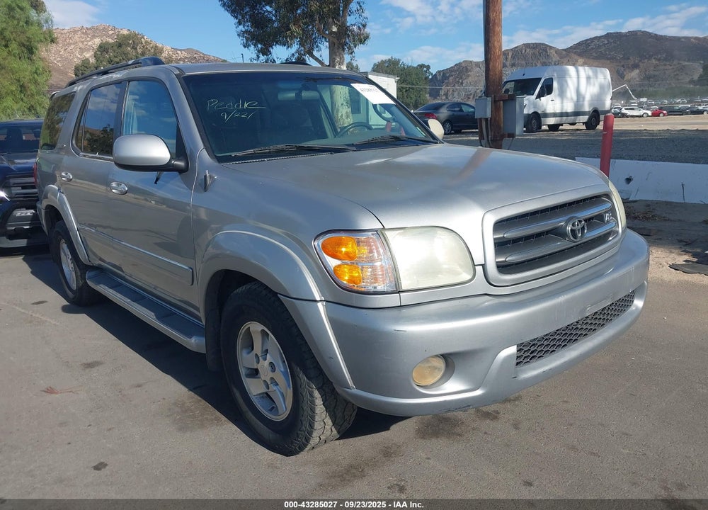 2002 TOYOTA SEQUOIA LIMITED V8 VIN: 5TDZT38A82S120738