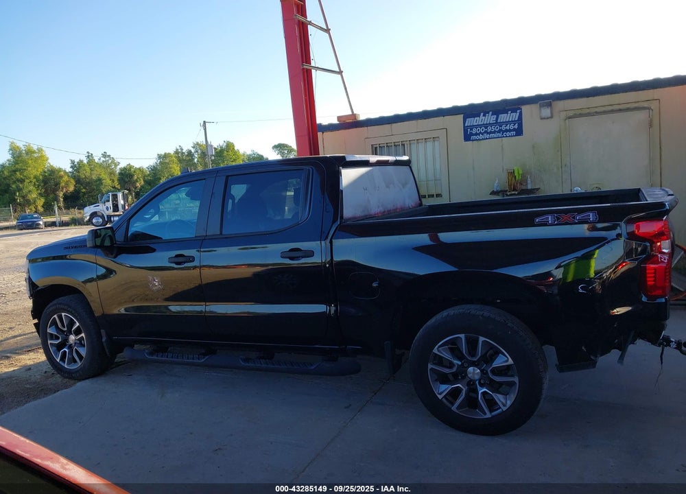 2022 CHEVROLET SILVERADO 1500 4WD SHORT BED CUSTOM VIN: 1GCPDBEK3NZ506563