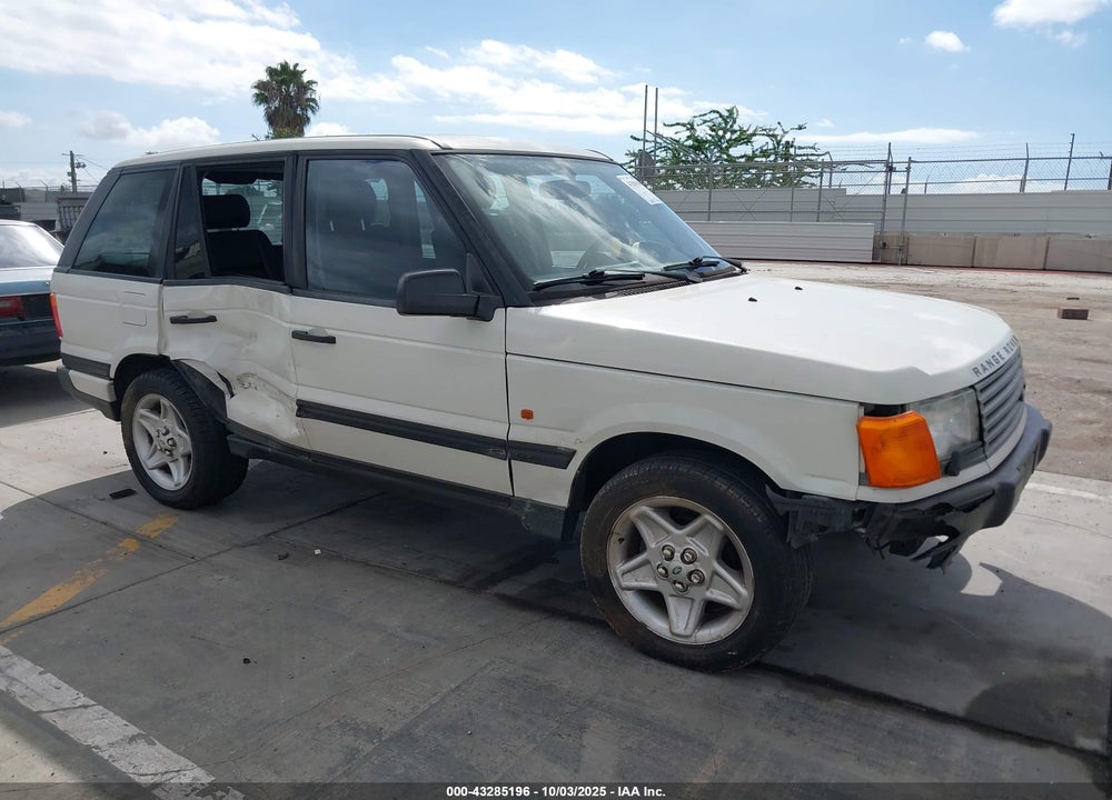 1999 LAND ROVER RANGE ROVER 4.0/4.0 SE/4.0S VIN: SALPA1245XA406791