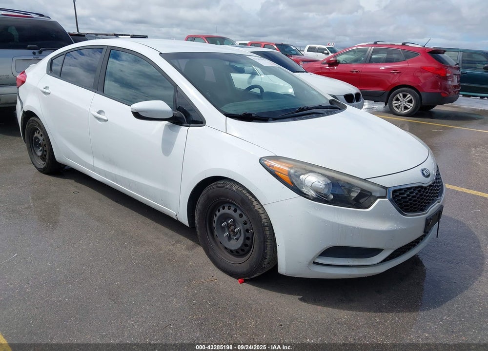 2016 KIA FORTE LX VIN: KNAFK4A68G5578226