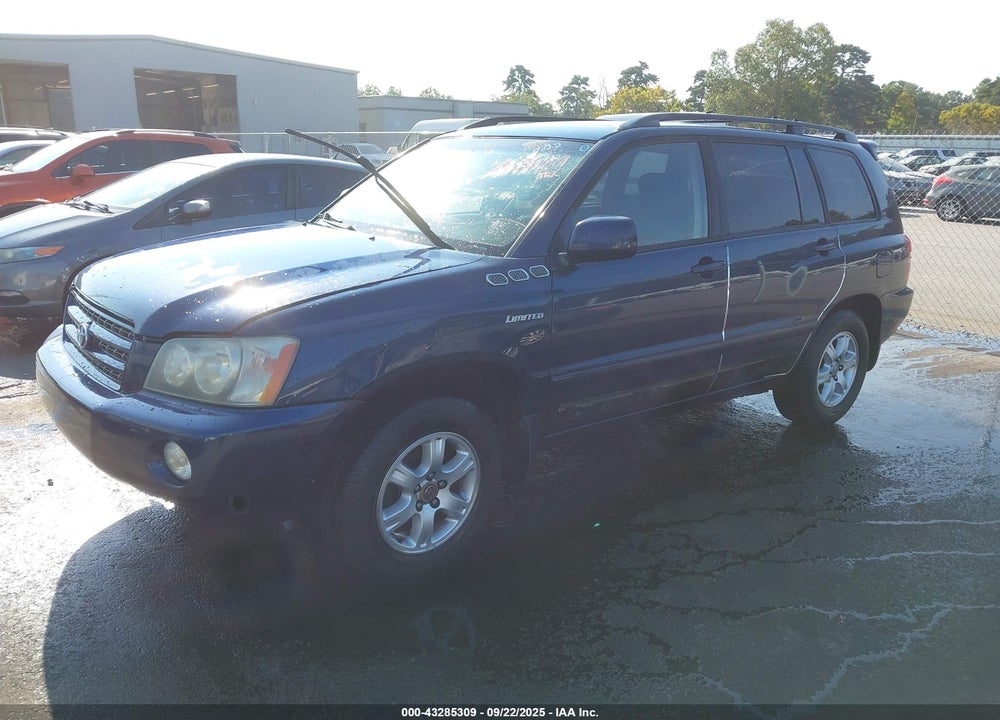 2002 TOYOTA HIGHLANDER LIMITED V6 VIN: JTEGF21A420058692