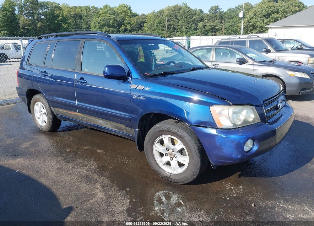 2002 TOYOTA HIGHLANDER LIMITED V6 VIN: JTEGF21A420058692