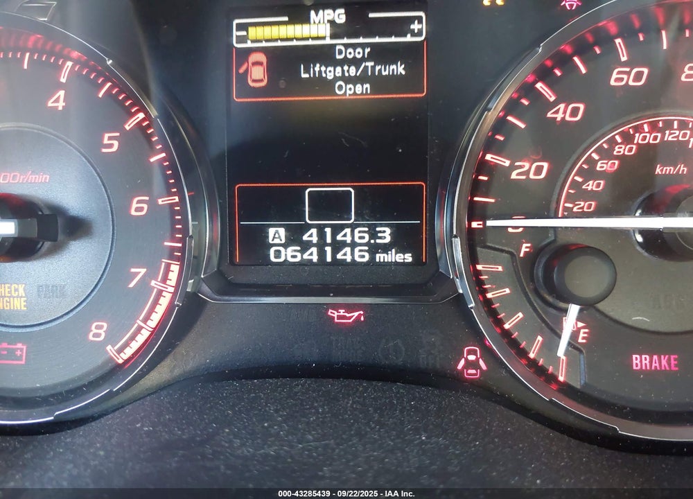 2017 SUBARU WRX VIN: JF1VA1E69H9816482