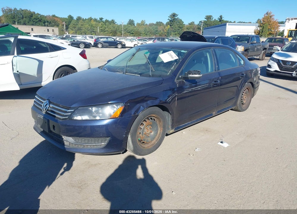 2014 VOLKSWAGEN PASSAT VIN: 1VWAT7A36EC090545