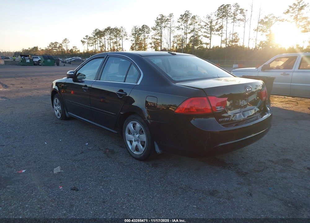 2009 KIA OPTIMA LX VIN: KNAGE228195350233