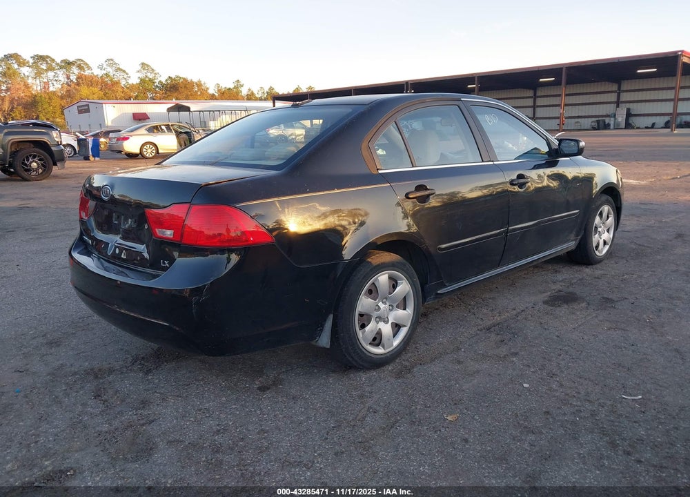 2009 KIA OPTIMA LX VIN: KNAGE228195350233